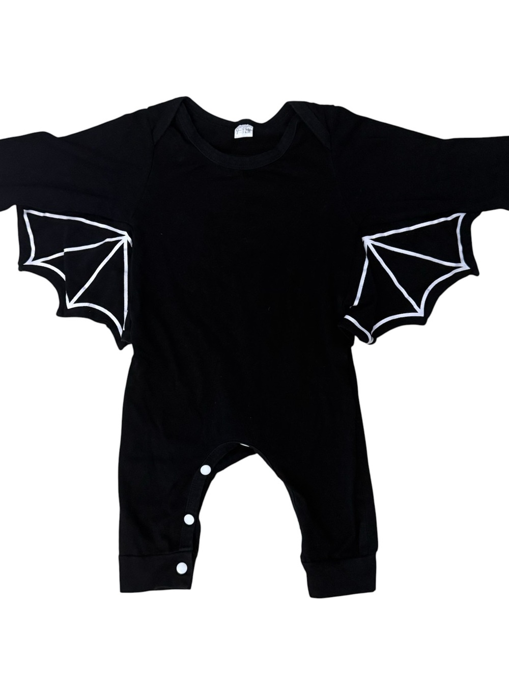Baby Halloween bat romper